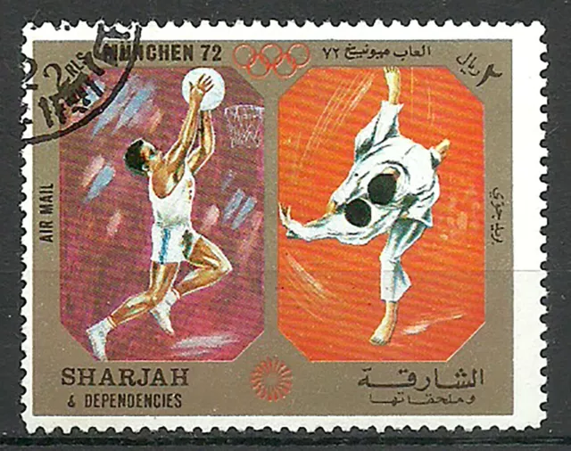 1972 Munich Olympics Germany Sport Basketball Judo Fight Martial Arts (L1J)