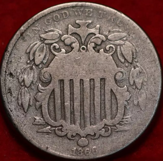 1866 Philadelphia Mint Shield Nickel