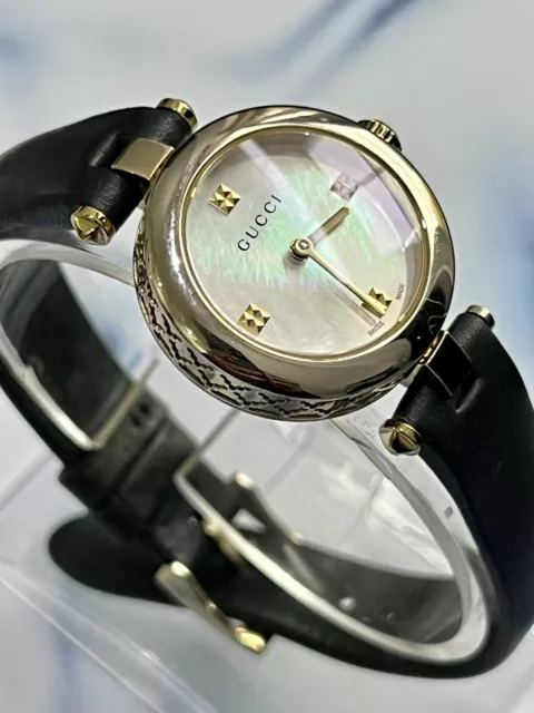 GENUINE LADIES GUCCI Diamantissima Designer watch YA141505 Swiss