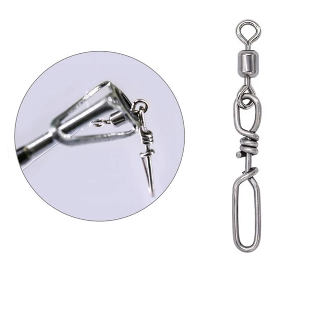 Long Line Clips HEAVY DUTY 10PCS Long Line Clip Snap With Rolling Swivel & Lock Snap ...