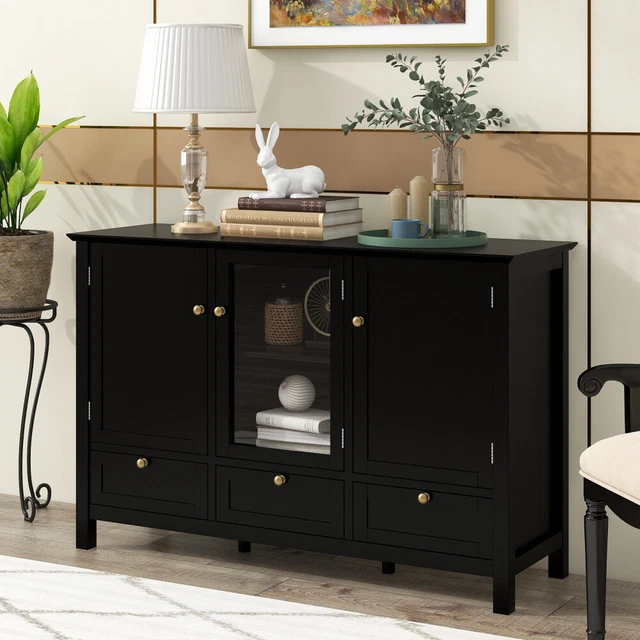 Modern Kitchen Sideboard Buffet Storage Cabinet Console Table for Living Room US