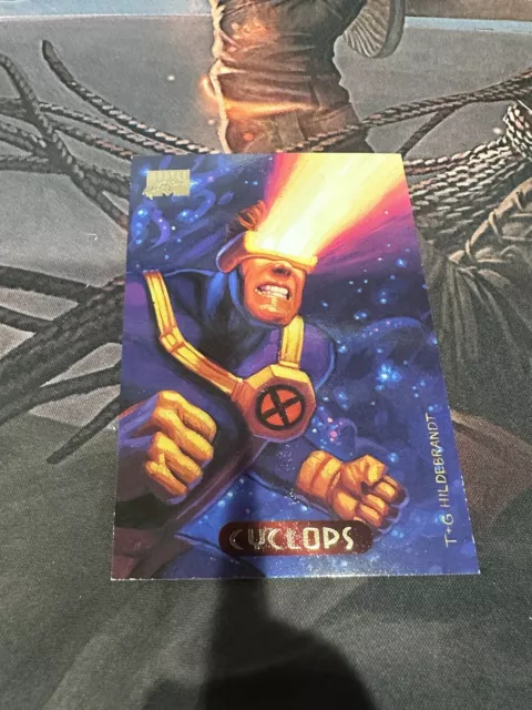 1994 Fleer Marvel Masterpieces Cyclops #25 Comic Card