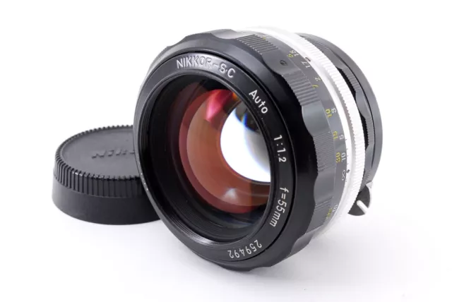 EXC+5 Nikon NIKKOR S C Auto 55mm f/1.2 Standard MF Lens From JAPAN