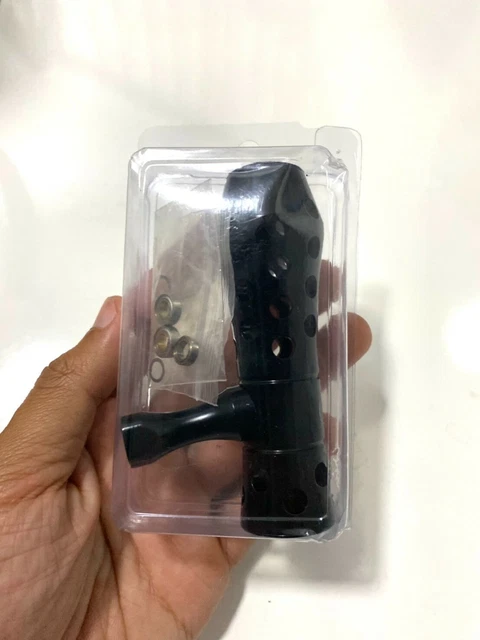 T-BAR Aluminum Handle Knob Direct fit Avet SX MX JX LX HX MC Reel (Black/Black)