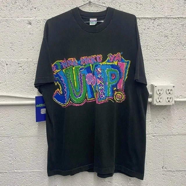 Vintage 90s Freeze Clothing Gonna Make Ya Jump Retro Graphic T-Shirt