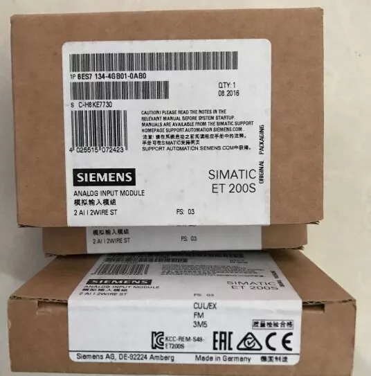 1PC Siemens 6ES7 134-4GB01-0AB0 6ES7134-4GB01-0AB0 Module Analog New In Box 2