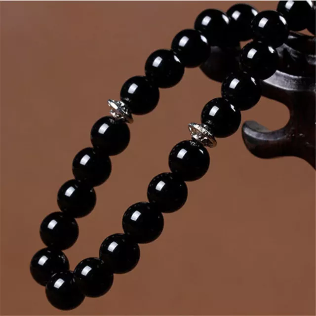 Natural Agate Prayer beads Bracelet 8mm Islamic Muslim Tasbih 33 Rosary Misbaha 2