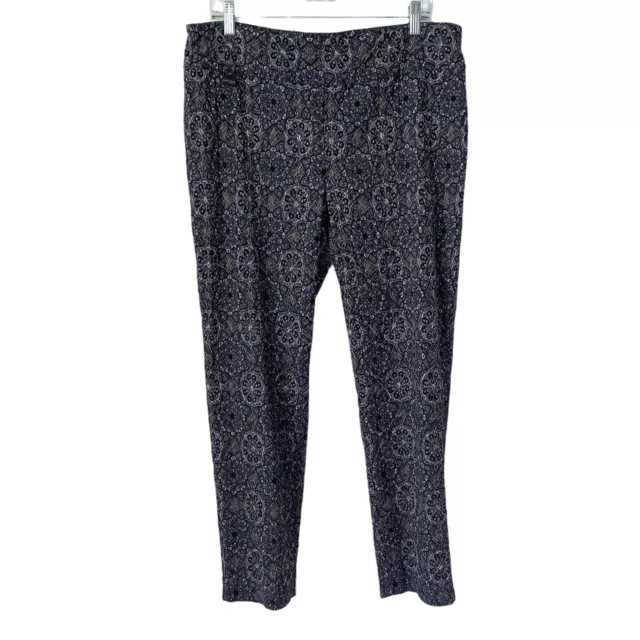 LISETTE L Montreal Stretch Tapestry Print Ankle Pull On Pant Womens 16 UK 20
