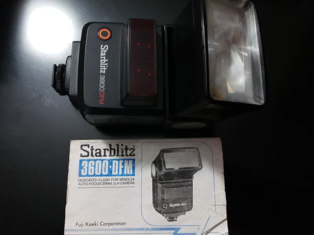 Minolta 2800 AF Flash tested working on a Minolta