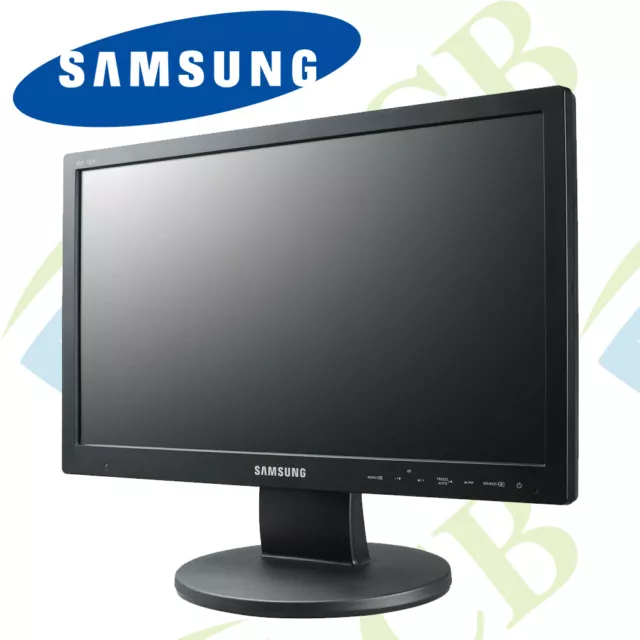 Samsung SMT-1931 720p Full HD 19" LED Flat Screen CCTV 16:9 MONITOR VGA BNC HDMI