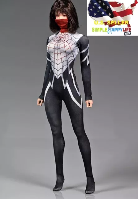 1/6 Spider Woman Gwen Tight Suit For 12'' Phicen hot toys female figure  ❶USA❶