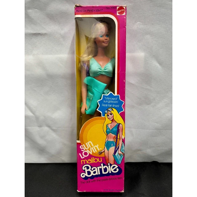 NEW 1978 MATTEL Barbie Sun Lovin' Malibu Barbie, Sealed In