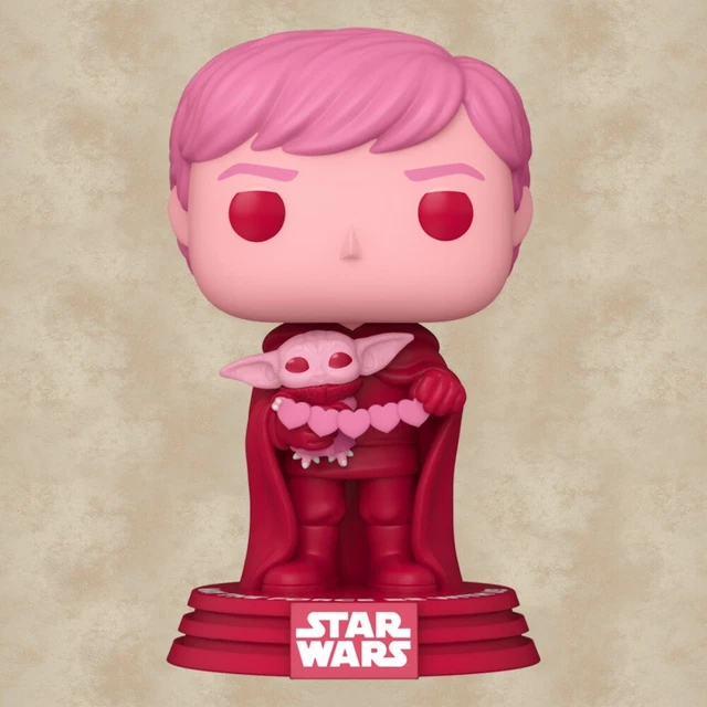 Funko POP! Valentines Luke Skywalker with Grogu - Star Wars