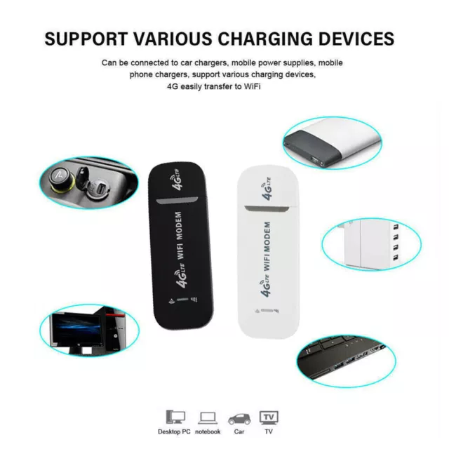 MOBILE BROADBAND WIRELESS Router Wifi Modem 4G LTE Adapter USB Network Card $20.06 - PicClick CA