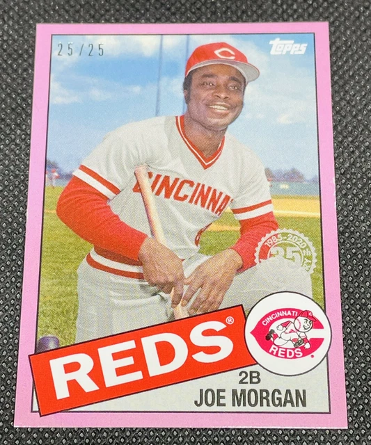 2020 Topps On Demand Mini Set #23 ‘85 Joe Morgan 25/25 SP Pink Paralell Reds