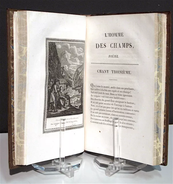 Œuvres de J. Delille - 1808-1825 - 19 volumes reliures décoratives - Poésie 3