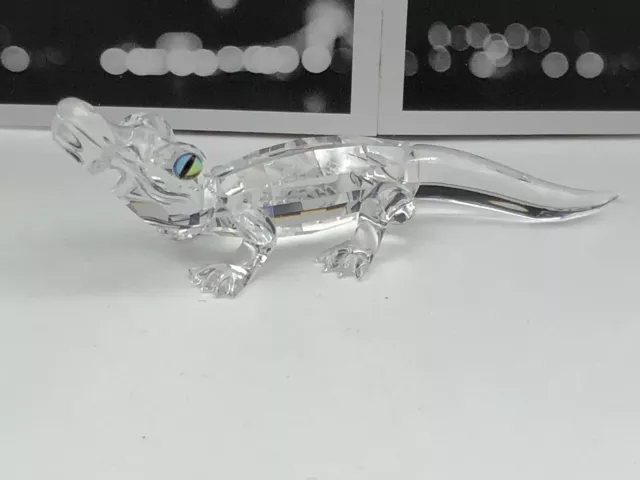 Swarovski Figur 221629 Krokodil 8,5 cm. Top Zustand