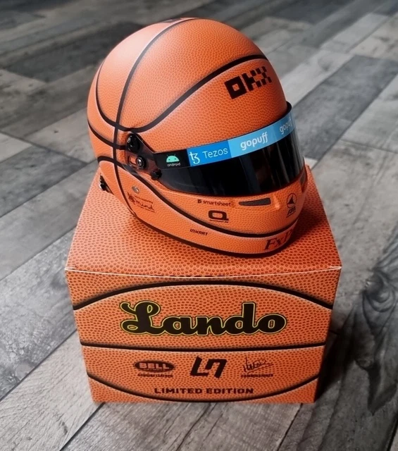 LANDO NORRIS 1/2 Scale Helmet Basketball Limited Edition £200.00