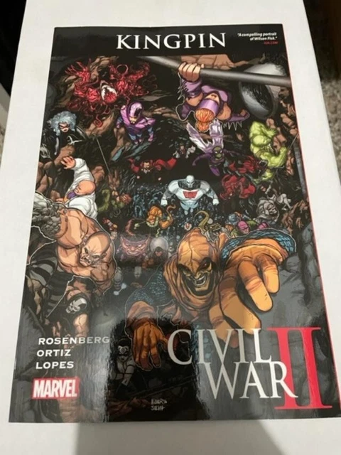 Marvel Comics Civil War 2 Kingpin Trade Paperback Tpb Punisher Civil War Ii