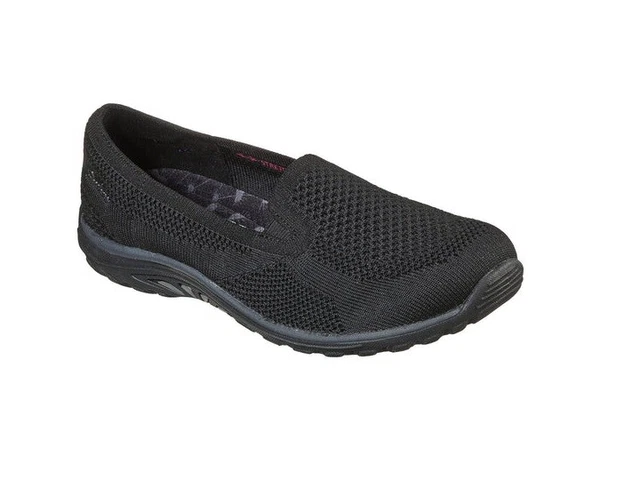 WOMENS SKECHERS REGGAE Fest Enjoy Slip On 49679 NVY Navy Navy Size