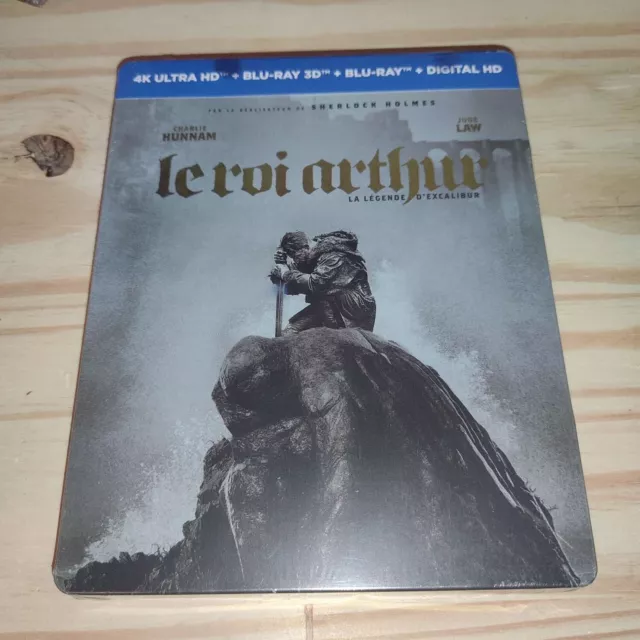 Le Roi Arthur : La Legende d’Excalibur 4k STEELBOOK [4k + Blu-Ray] - RARE - N...