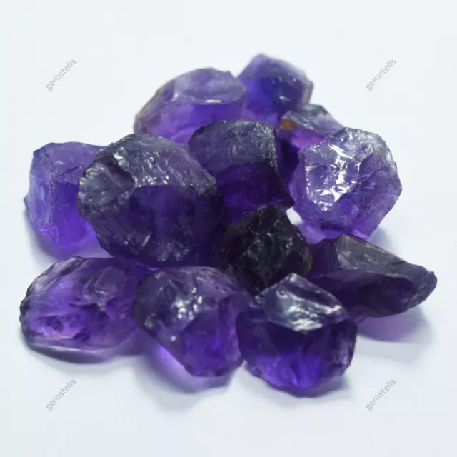 Natural Purple Amethyst 220.23 Ct Uncut Raw Rough CERTIFIED Gemstone Lot