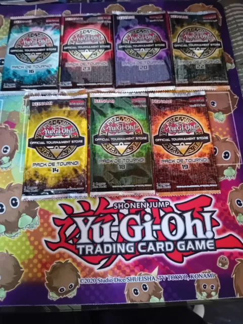 yu gi oh lot de 7 booster ots français