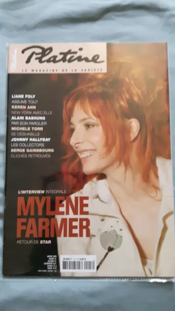 Platine Magazine  N°117 01/2005 Farmer Foly Bashung Hallyday Torr Gainsbourg