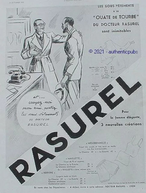 Rasurel - Maillots de bains - 1930 - (M.S. de St Marc) 