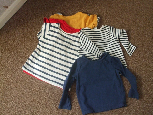 Pacchetto di 7 top unisex per bambini Next/John Lewis età 12 - 18 mesi
