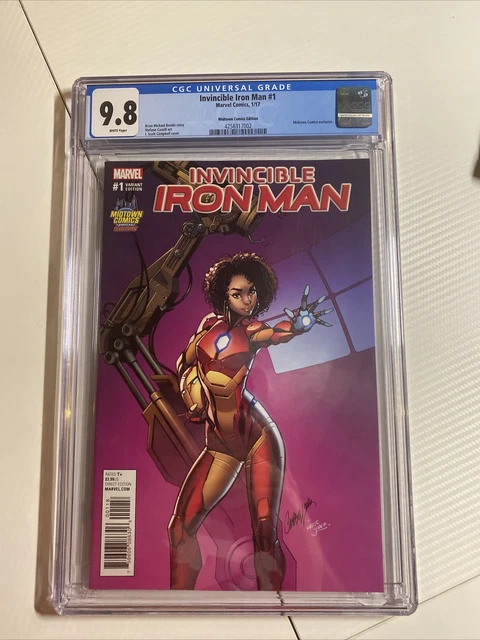 Invincible Iron Man 1 CGC 9.8 Midtown Campbell variant Marvel
