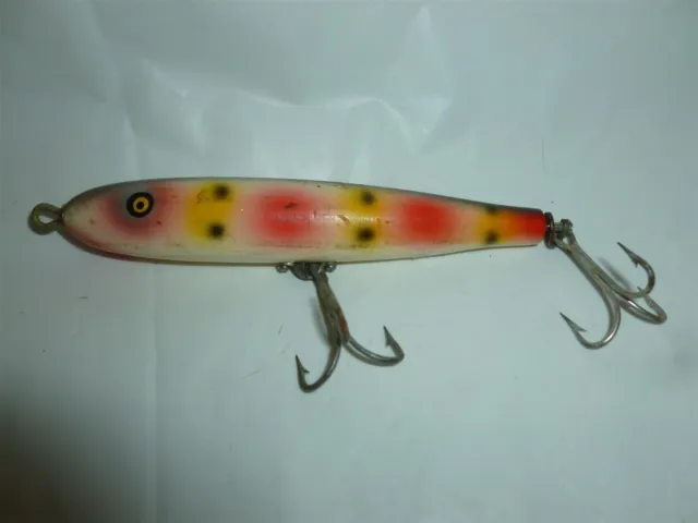 VINTAGE PAIR OF Pflueger On Card Early Bulldog fishing lures Lot T1 $20.00  - PicClick