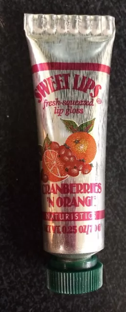 Lot of  450 Naturistics Sweet Lips Lip Gloss - Cranberries 'N Orange