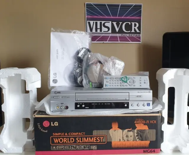 LG MG24 VHS K7 VCR / NTSC Pal Secam VHS Cassette
