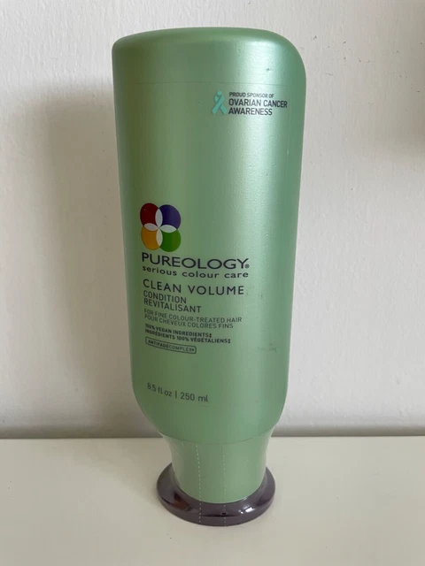 Pureology Clean Volume Condition Revitalisant 250ml Conditioner Fine Hair New S