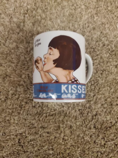 VINTAGE 1979 HERSHEY'S KISSES Coffee Mug Cup~A Kiss For You~