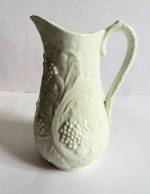 Portmeirion White Parian Ware British Heritage Collection Porcelain Jug Vase 80s