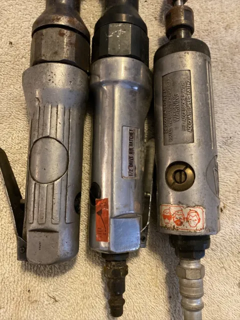 AIR RATCHET AND AIR GRINDER LOT - untested condition - EAGLE PLATINUM JAPAN 11