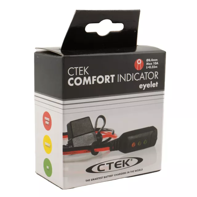 CTEK Comfort Indicator Eyelet M8 Kabellänge 550mm Ladezustandanzeige für Batteri 2