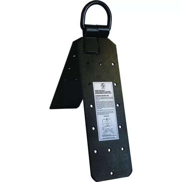 NEW OSHA/ANSI Compliant Reusable Hinged Steel Roof Anchor (with D-Ring)