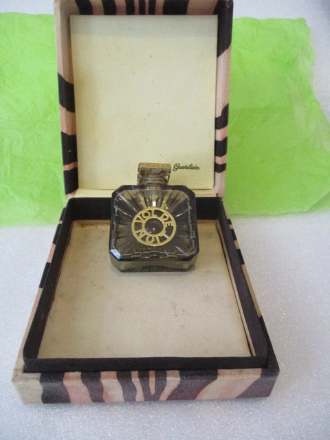 Flacon Vide Ancien De Parfum GÜERLAÏN - 30 Ml - En Boîte - Ensemble Bel état - Neuf Avec Défauts Mineurs