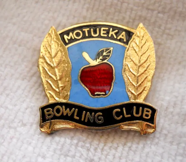 Motueka, New Zealand Bowls Club Badge