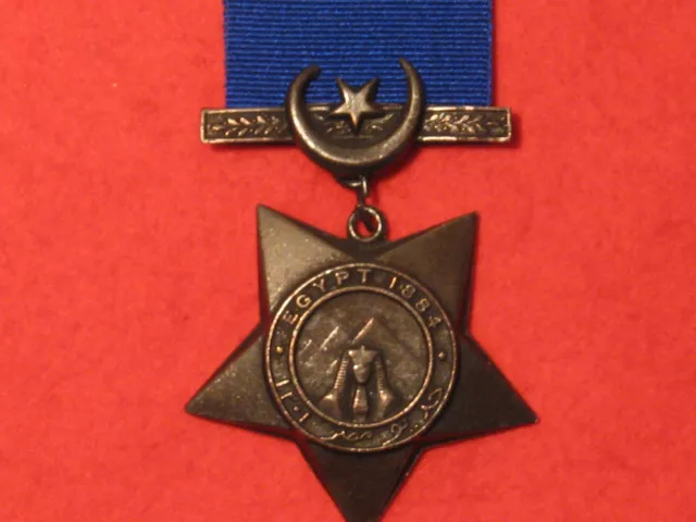 Full Size Khedives Star 1882 Museum Copy Medal And Ribbon 2