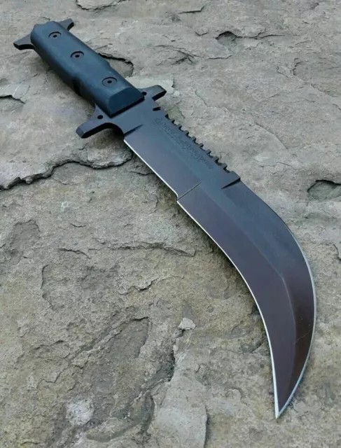 Carbon Steel Handmade Fix blade Bowie Knife Full Tang Hunting Survival Knife