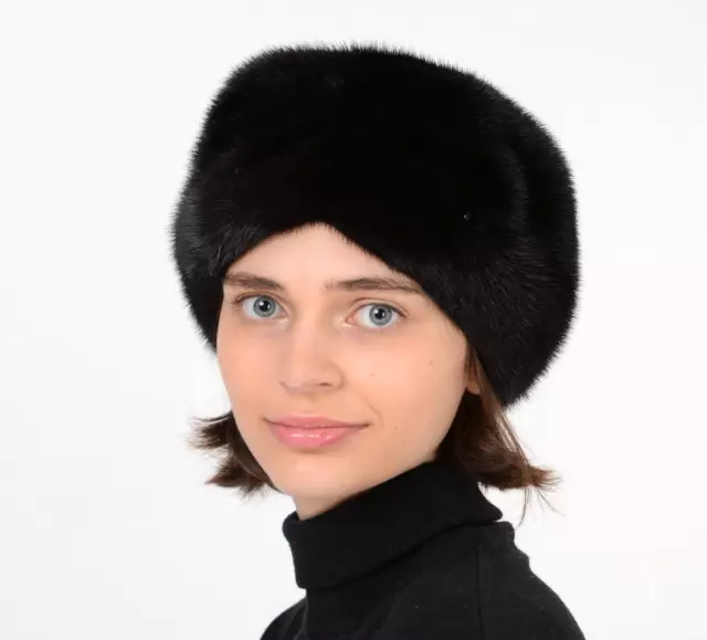 Fur Mink Hat Women Fashion Luxury Winter 100% Real Fur Mink Fur Handmade Hat