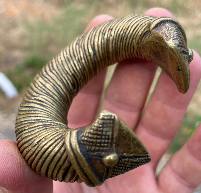 Bracelet Bronze Ancien Art Africain Ethnique Tchad Afrique Art Premier