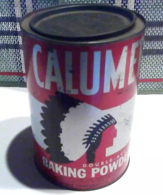 Calument Baking Powder 5 Lb Tin  (Large)  - Embossed Lid