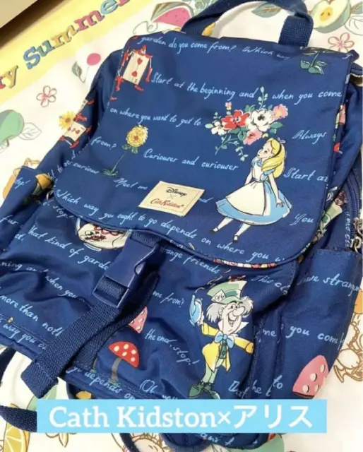 Cath Kidston Disney Alice In Wonderland Collaboration Backpack
