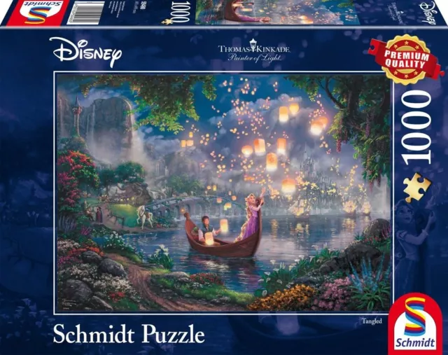 Schmidt Spiele Puzzle Thomas Kinkade Disney Rapunzel 1000 Teile 59480