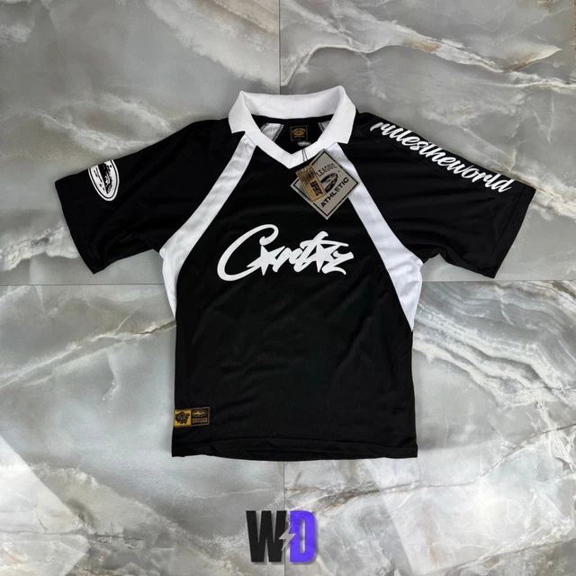 BRAND NEW - Corteiz Allstarz Football Jersey Black - SIZE